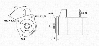 MAGNETI MARELLI 943241016010 -  Стартер